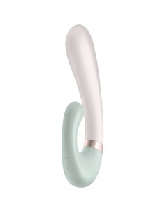 SATISFYER HEAT WAVE VIBRADOR APP BLANCO