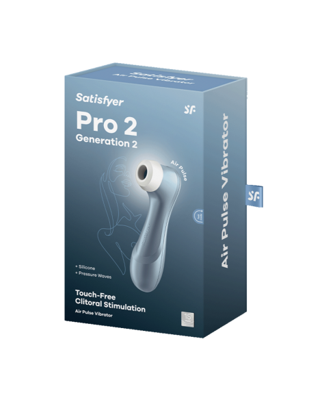 SATISFYER PRO 2 ESTIMULADOR AZUL
