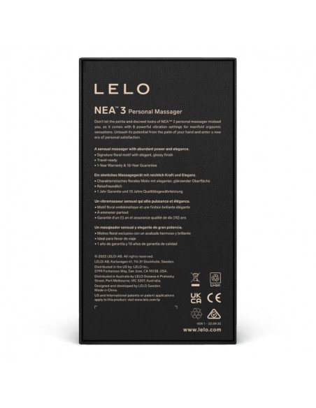 LELO NEA 3 MASAJEADOR PERSONAL AZUL