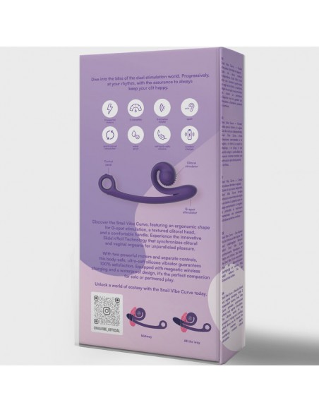 SNAIL VIBE CURVE VIBRADOR MORADO