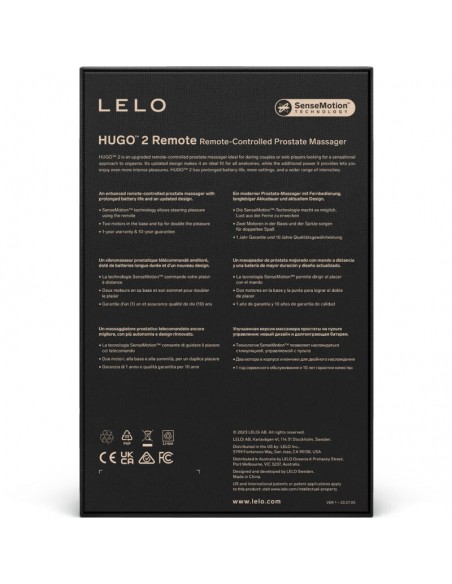 LELO HUGO 2 MASAJEADOR DE PROSTATA CONTROL REMOTO VERDE
