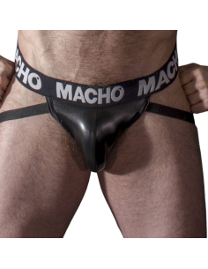 MACHO MX25NC JOCK CUERO NEGRO M