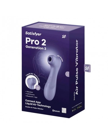 SATISFYER PRO 2 GENERACIoN 3 LILA BLUETOOTH APP