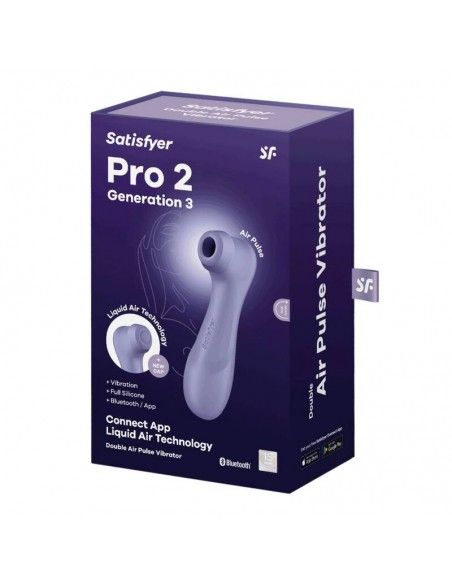 SATISFYER PRO 2 GENERACIoN 3 LILA BLUETOOTH APP