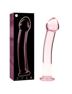 NEBULA SERIES BY IBIZA MODELO 11 DILDO CRISTAL BOROSILICATO 16 X 3 CM ROSA