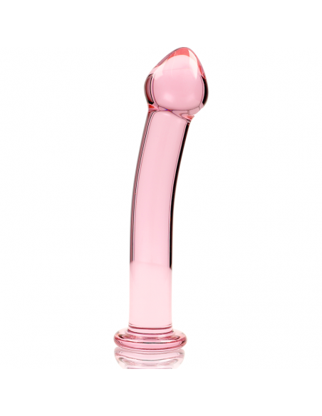 NEBULA SERIES BY IBIZA MODELO 11 DILDO CRISTAL BOROSILICATO 16 X 3 CM ROSA