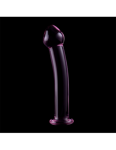 NEBULA SERIES BY IBIZA MODELO 11 DILDO CRISTAL BOROSILICATO 16 X 3 CM ROSA