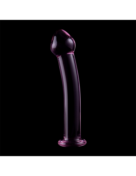 NEBULA SERIES BY IBIZA MODELO 11 DILDO CRISTAL BOROSILICATO 16 X 3 CM ROSA
