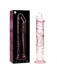 NEBULA SERIES BY IBIZA MODELO 12 DILDO CRISTAL BOROSILICATO 17 X 35 CM ROSA