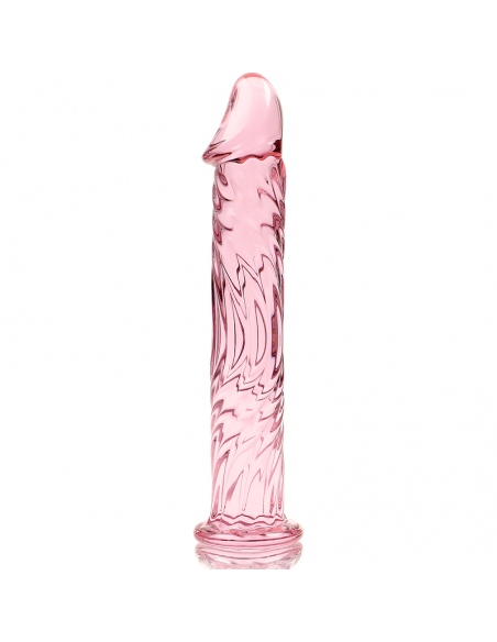 NEBULA SERIES BY IBIZA MODELO 12 DILDO CRISTAL BOROSILICATO 17 X 35 CM ROSA