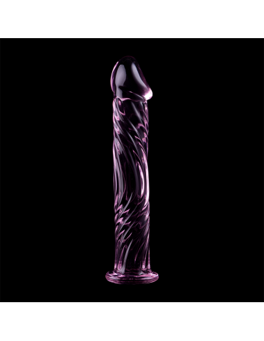 NEBULA SERIES BY IBIZA MODELO 12 DILDO CRISTAL BOROSILICATO 17 X 35 CM ROSA