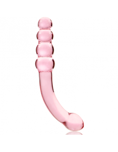 NEBULA SERIES BY IBIZA MODELO 14 DILDO CRISTAL BOROSILICATO 185 X 3 CM ROSA