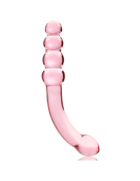 NEBULA SERIES BY IBIZA MODELO 14 DILDO CRISTAL BOROSILICATO 185 X 3 CM ROSA