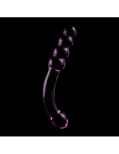 NEBULA SERIES BY IBIZA MODELO 14 DILDO CRISTAL BOROSILICATO 185 X 3 CM ROSA