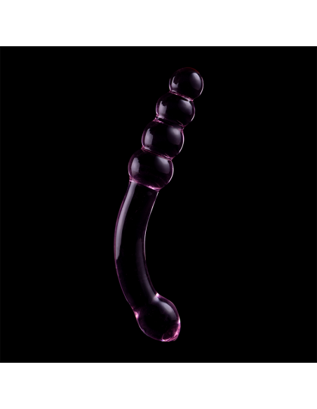 NEBULA SERIES BY IBIZA MODELO 14 DILDO CRISTAL BOROSILICATO 185 X 3 CM ROSA