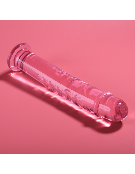 NEBULA SERIES BY IBIZA MODELO 16 DILDO CRISTAL BOROSILICATO 185 X 3 CM ROSA