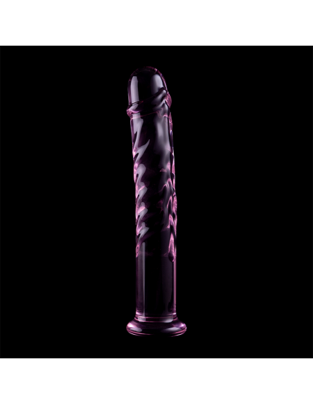 NEBULA SERIES BY IBIZA MODELO 16 DILDO CRISTAL BOROSILICATO 185 X 3 CM ROSA