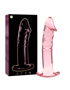 NEBULA SERIES BY IBIZA MODELO 19 DILDO CRISTAL BOROSILICATO 185 X 4 CM ROSA