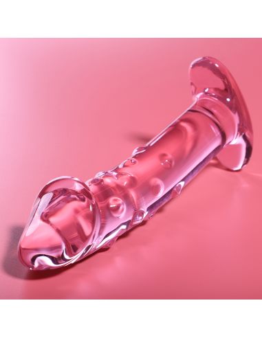 NEBULA SERIES BY IBIZA MODELO 19 DILDO CRISTAL BOROSILICATO 185 X 4 CM ROSA