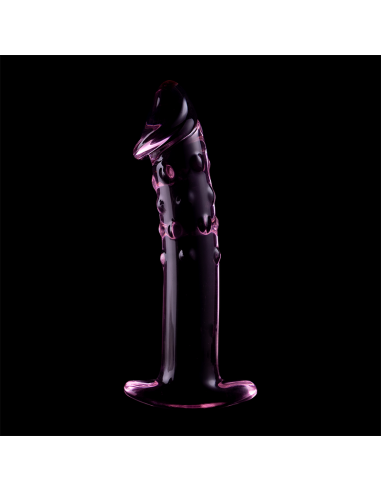 NEBULA SERIES BY IBIZA MODELO 19 DILDO CRISTAL BOROSILICATO 185 X 4 CM ROSA