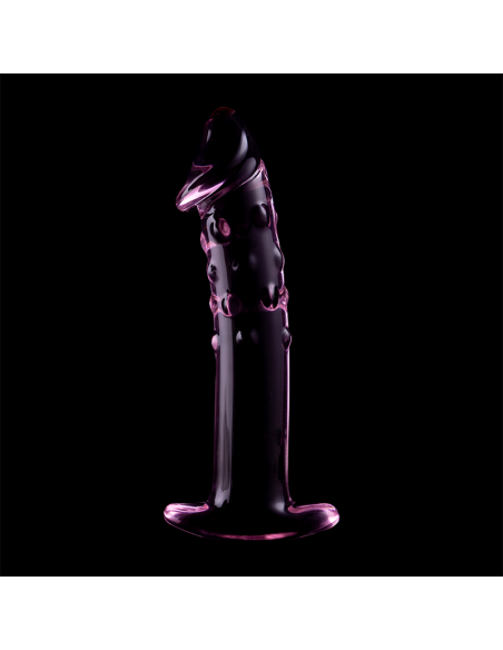 NEBULA SERIES BY IBIZA MODELO 19 DILDO CRISTAL BOROSILICATO 185 X 4 CM ROSA