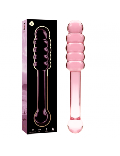 NEBULA SERIES BY IBIZA MODELO 20 DILDO CRISTAL BOROSILICATO 205 X 3 CM ROSA