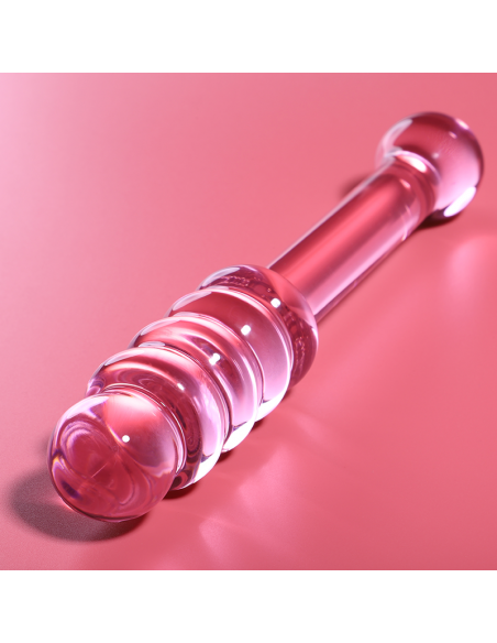 NEBULA SERIES BY IBIZA MODELO 20 DILDO CRISTAL BOROSILICATO 205 X 3 CM ROSA