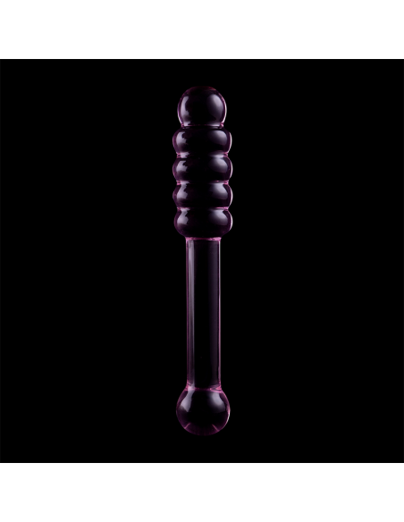 NEBULA SERIES BY IBIZA MODELO 20 DILDO CRISTAL BOROSILICATO 205 X 3 CM ROSA