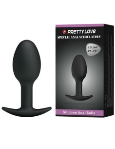 PRETTY LOVE PLUG ANAL SILICONA 65 CM NEGRO 2