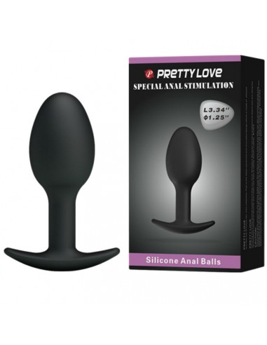 PRETTY LOVE PLUG ANAL SILICONA 65 CM NEGRO
