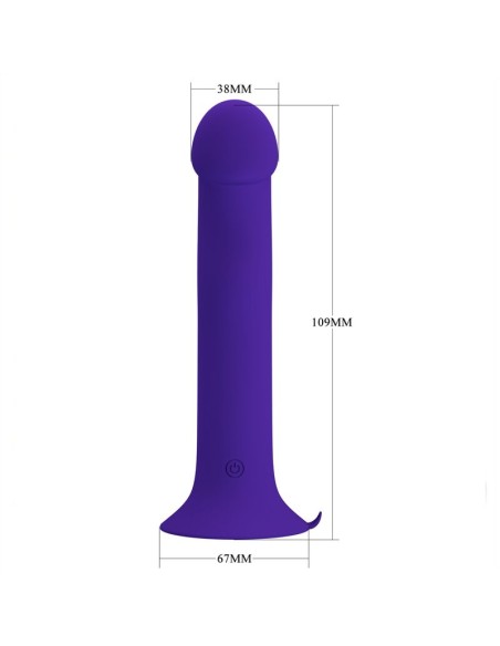 PRETTY LOVE MURRAY YOUTH DILDO VIBRADOR RECARGABLE VIOLETA
