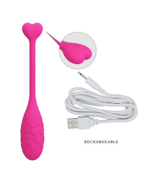 PRETTY LOVE HUEVO VIBRADOR PESCADOR ROSA CONTROLADO POR APP