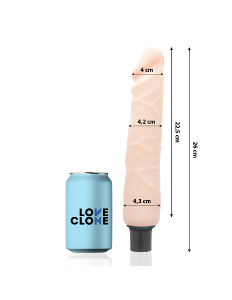 LOVECLONE JANSEN SELF LUBRICATION VIBRADOR 26CM