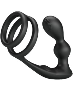 PRETTY LOVE MARSHALL ANILLO PARA PENE PLUG ANAL VIBRATORIO CONTROL REMOTO