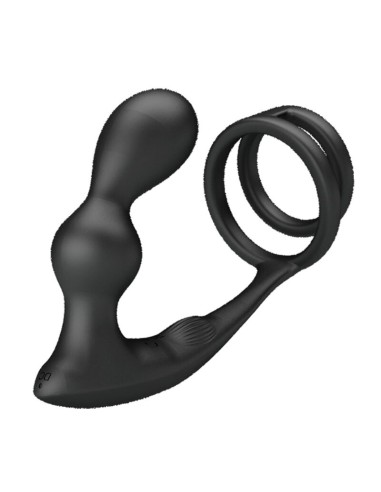PRETTY LOVE MARSHALL ANILLO PARA PENE PLUG ANAL VIBRATORIO CONTROL REMOTO