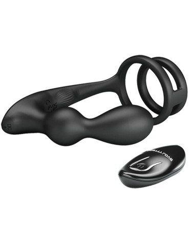 PRETTY LOVE MARSHALL ANILLO PARA PENE PLUG ANAL VIBRATORIO CONTROL REMOTO