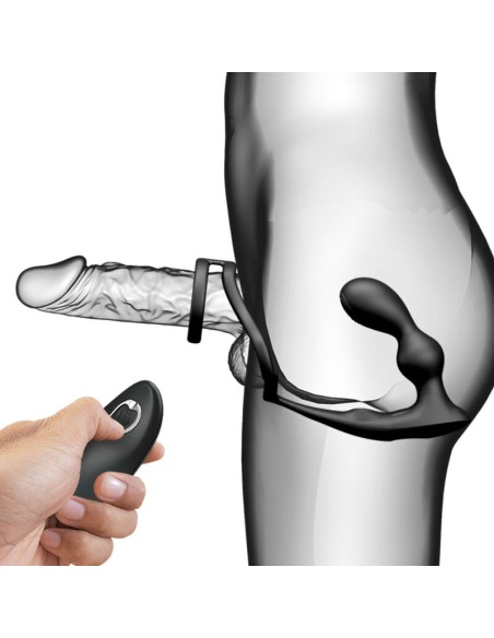 PRETTY LOVE MARSHALL ANILLO PARA PENE PLUG ANAL VIBRATORIO CONTROL REMOTO