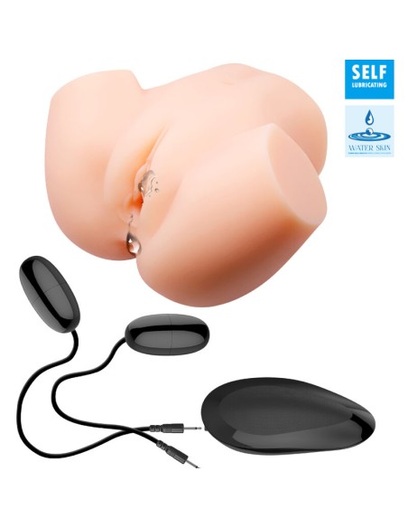 CRAZY BULL VAGINA Y ANO REALISTICOS DOBLE VIBRACION