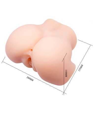 CRAZY BULL VAGINA Y ANO REALISTICOS DOBLE VIBRACION