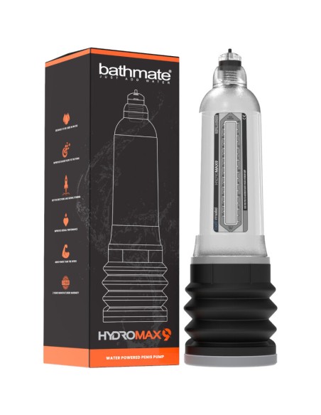 BATHMATE HYDROMAX 9 BOMBA AUMENTO PENE TRANSPARENTE BATHMATE HYDROMAX 9 BOMBA AUMENTO PENE TRANSPARENTE