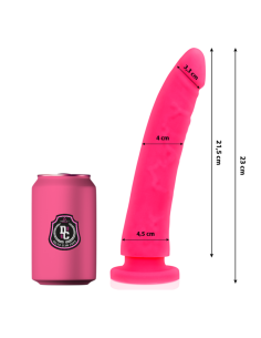 DELTA CLUB TOYS DILDO ROSA SILICONA MEDICA 23 X 45 CM