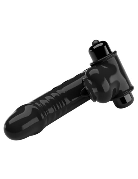 PRETTY LOVE CORBIN FUNDA DEDO VIBRADOR NEGRO