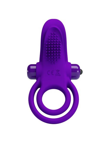 PRETTY LOVE ANILLO VIBRADOR PARA PENE MORADO