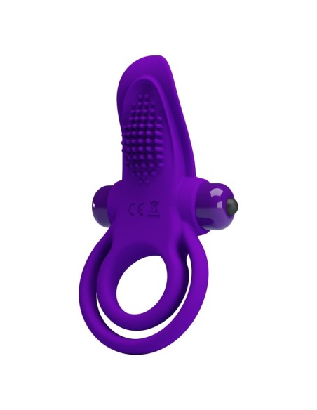 PRETTY LOVE ANILLO VIBRADOR PARA PENE MORADO