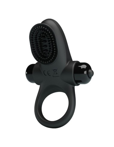 PRETTY LOVE ANILLO VIBRADOR II PARA PENE NEGRO