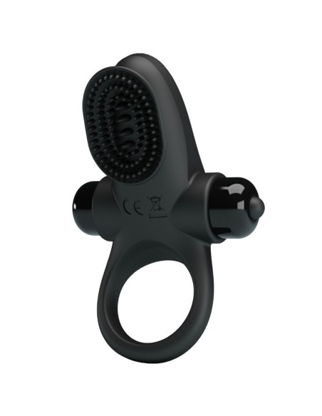 PRETTY LOVE ANILLO VIBRADOR II PARA PENE NEGRO