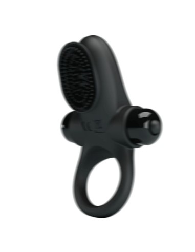 PRETTY LOVE ANILLO VIBRADOR II PARA PENE NEGRO