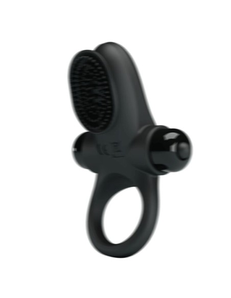 PRETTY LOVE ANILLO VIBRADOR II PARA PENE NEGRO
