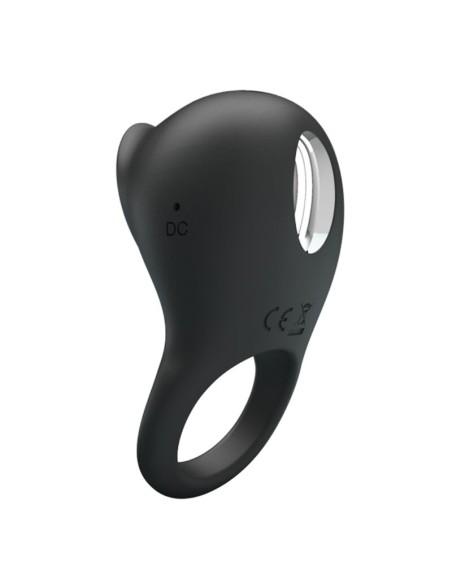 PRETTY LOVE ANILLO VIBRADOR PARA PENE CON LENGUA NEGRO