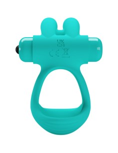 PRETTY LOVE DANTE ANILLO VIBRADOR RABBIT VERDE 2